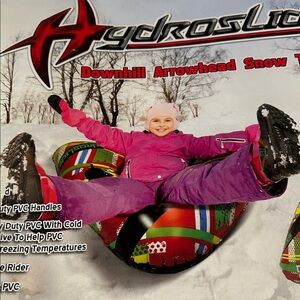 Hydroslide Downhill Arrowhead Snow Tube - Red
